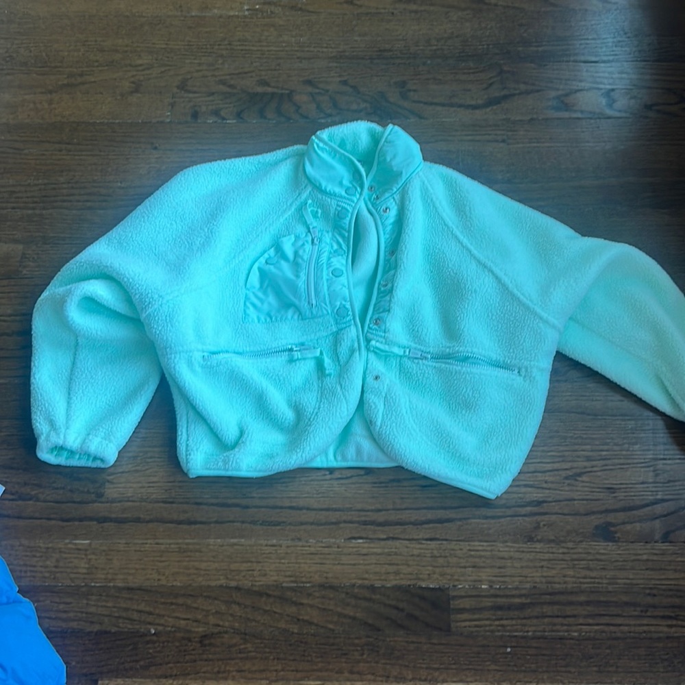 Free People Hit the Slopes Fleece Jacket xs
